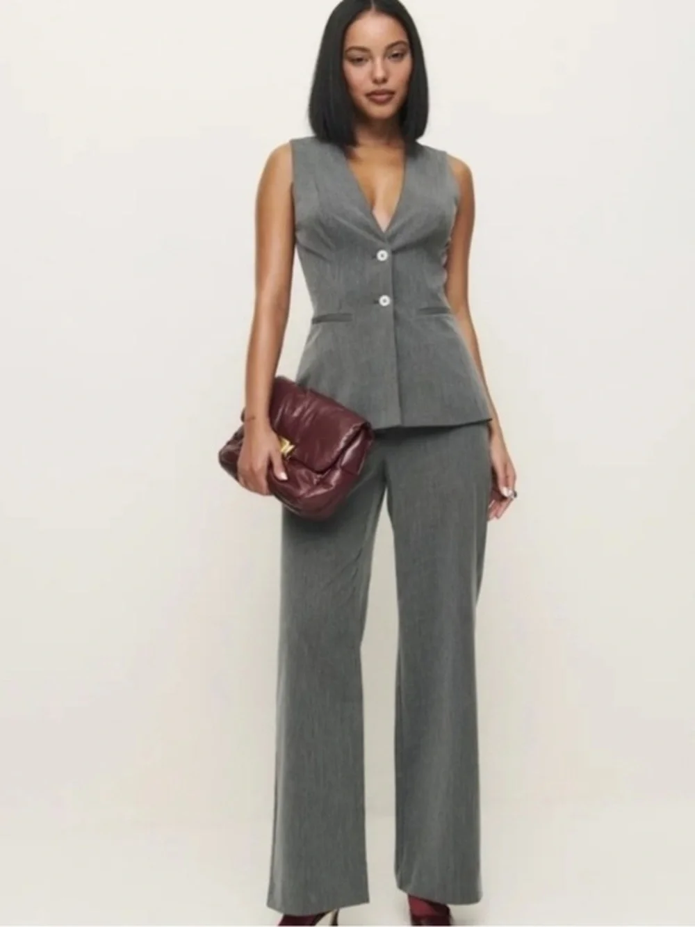Reformation Saylor 2 Piece Pants And Top Set - Picture 1 of 4